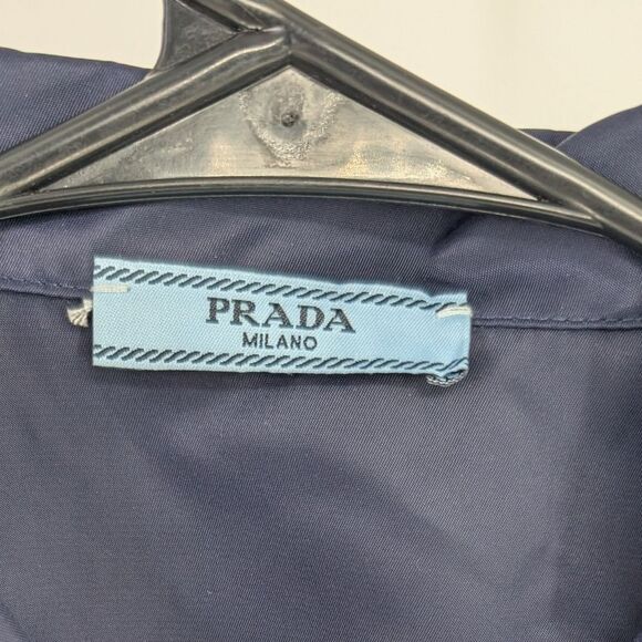 Prada Women's Dark Blue Crop Top - Picture 2 of 5